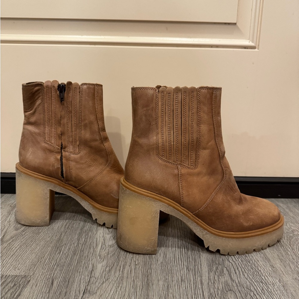 Free People Leather Ankle Boots
